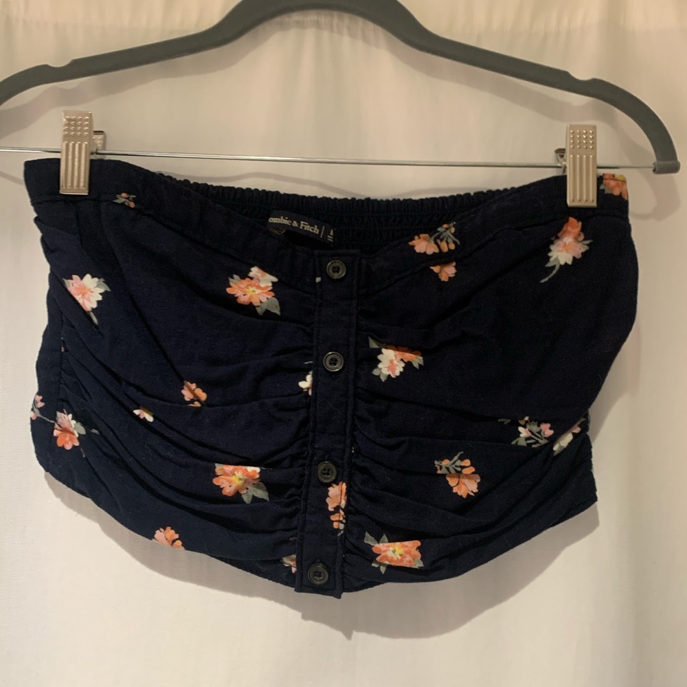 Abercrombie & Fitch Flower Tube Top